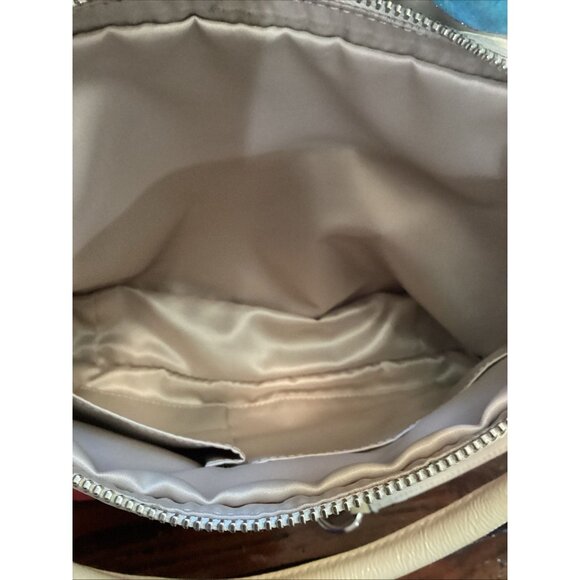 COACH KRISTIN CHAIN LINK PRINT DOUBLE ZIP SATCHEL Bag F22744 Handbag Purse COA - Picture 5 of 9